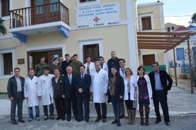 Επίσκεψη του Υπουργού Υγείας, κ. Άδωνι Γεωργιάδη, στο Καστελόριζο για τα εγκαίνια των μονάδων προληπτικής ιατρικής, δωρεά του Ιδρύματος Σταύρος Νιάρχος.